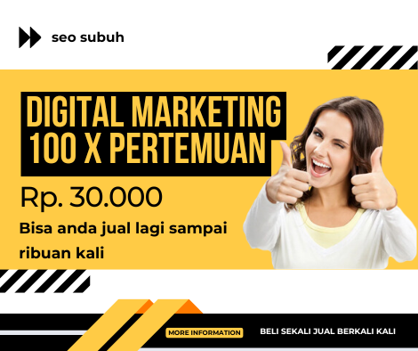 Digital Marketing 100x Pertemuan
